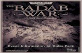 The Badab War Campaign (Dark Stars Version)