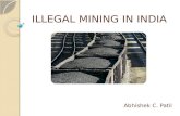 Illegal mining in india