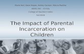 The Impact of Parental Incarceration on Children