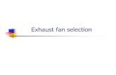Exhaust Fan Selection