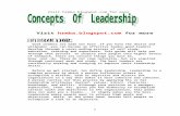 Leadership Theories Project Report