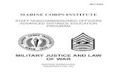 Military Justice and the Law of War