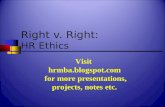 Human Resource Ethics - Ppt