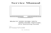 Vizio GV46l HDTV Service Manual