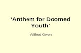 Anthem for Doomed Youth Power Point