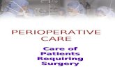 Perioperative Nsg Care Mgt