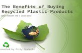 Benefits of recycled products