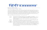 Hindi Lessons Online
