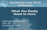 Legal Software You Need