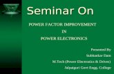 Seminar on Power Factor Improvement on Power Electronics