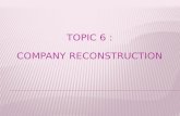 Topic 6   company reconstruction