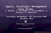 Apple Strategic Management Case Analysis