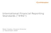 International Financial Reporting Standards ("IFRS")