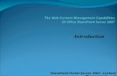 SharePoint Portal Server 2007 - Content Management