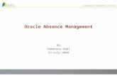 Oracle Absence Management