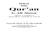 What the Qur'an is All About Vol.I With Arabic