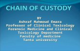 Chain of custody