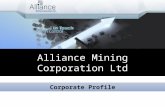 Alliance Mining Corporation Company Profile