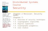Ch 7-Security - Distributed Systems - George Colouris