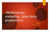 Multichannel marketing. Webinar presentation