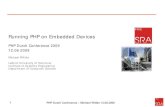 Running PHP on Embedded Devices
