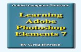 Learning Adobe Photoshop Elements 7 - Introduction