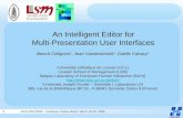 An Intelligent Editor for Multi-Presentation User Interfaces