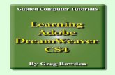 Learning Adobe DreamWeaver CS4 - Introduction