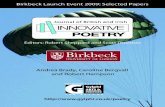 Journal of British and Irish Innovative Poetry: Birkbeck Launch Event 2009 - Selected Papers