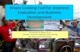 iTalk : Waste Cooking Fuel for Jeepneys by J.B.Manuel M. Biona, Ph.D.