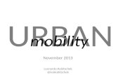 Urban Mobility / Mobilität des Menschen / Mobilidade Urbana
