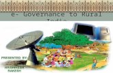 e Governance initiatives in agriculture