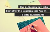 21 Surprising Tasks For Your Real Estate Virtual Assistant