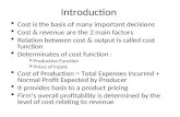 Cost vs Production in Short and Long Run