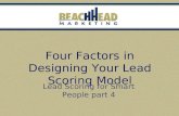 Four Factors in Designing Your Lead Scoring Model