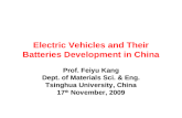 Electric Vehicles and Their Batteries Development in China