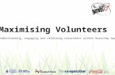 Maximising Volunteers | StreetGames National Conference 2013