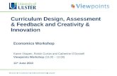 Curriculum Design - Economics workshop