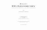 Essay on Geometry