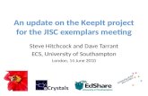 Update on the JISC KeepIt Repository Preservation Exemplars Project, June 2010