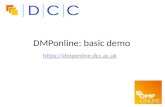 DMPonline demo
