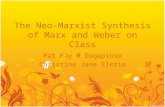 The Neo-Marxist Synthesis of Marx and Weber on Class