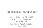 Parenteral Nutrition[1]