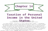 Chapter 14- TAXATION OF PERSONAL INCOME IN THE UNITED STATES