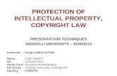 Protection Of Ipr, Copyright Law