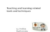 Teaching and learning related tools and techniques