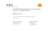 Portfolio Management in an Upstream Oil & Gas Organization