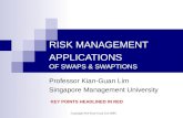 l4b Risk Management Applications of Swaps and Swaptions