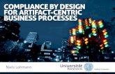 Compliance by Design for Artifact-Centric Business Processes