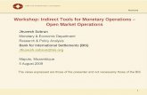 Monetary policy and monetary policy instruments